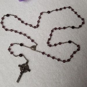 Antique W&H Co Silver "locket" Rosary